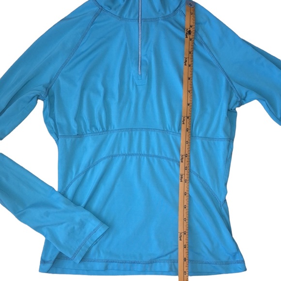 Athleta Blue/Green Longsleeve Half Zip Pullover Women’s Size XS - Picture 4 of 9